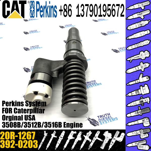 Hot sale fuel common rail injector 392-0203 3920203 20R-1267 for Caterpillar