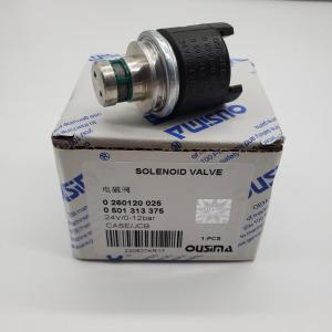 China 24V 0-12 Bar Solenoid Valve 0260120 025 0501 313 375 For JCB wholesale