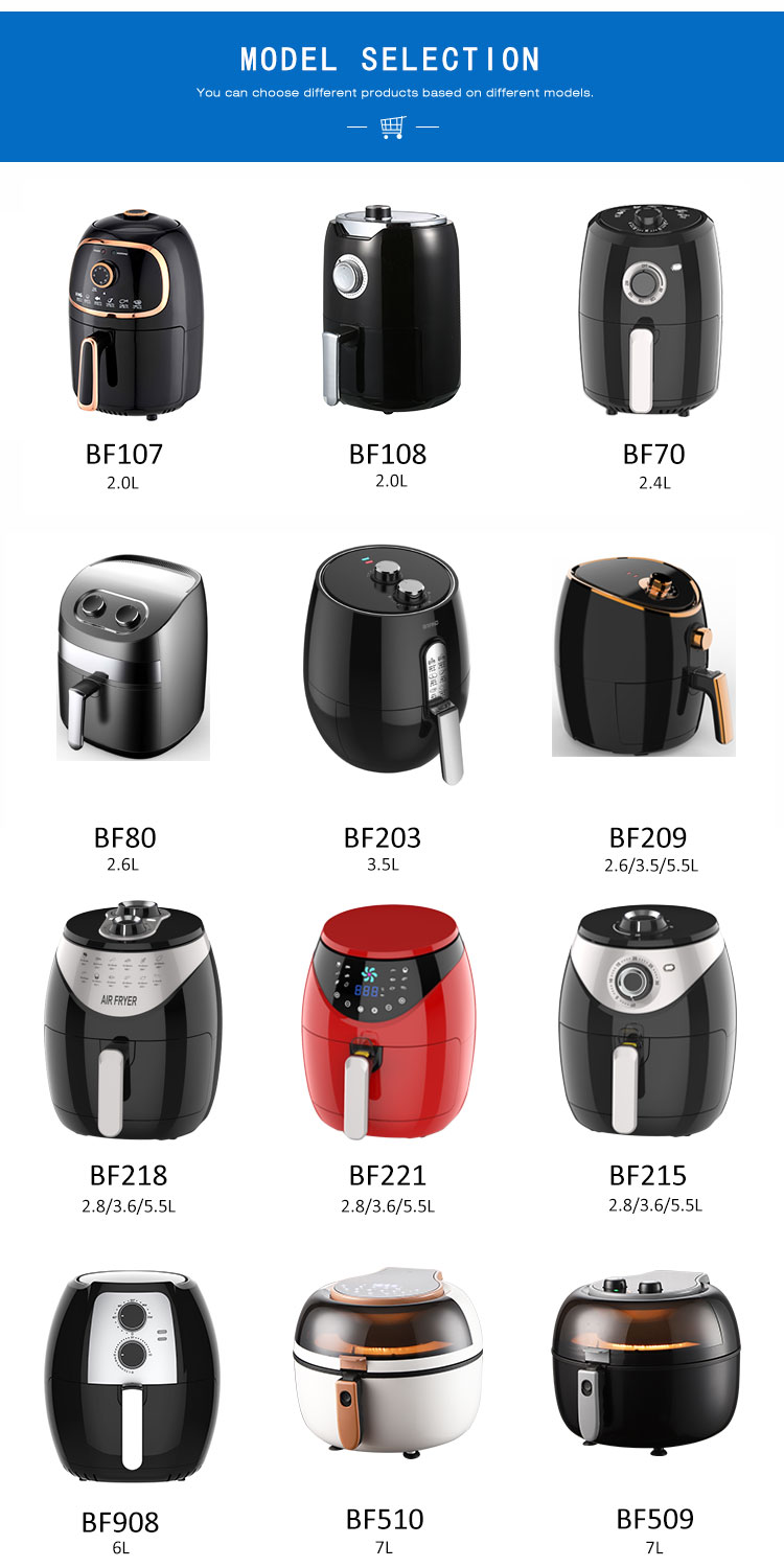 Home Kitchen Small Manual Air Fryer French Fries Fried Chicken Wings Without Oil 3.5L