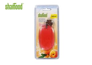 China Transparent Design Natural Car Air Freshener 17g Polymer For Rear View Mirror Hanging wholesale