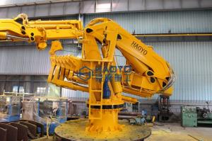 China China Good Quality Knuckle Boom Marine Crane Ship Deck Crane for sale wholesale