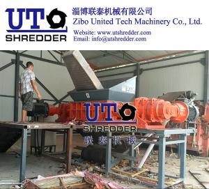 China hot sale large mattress shredder/ double shaft shredder, waste furniture shredder, solid waste shredder, waste recycling wholesale