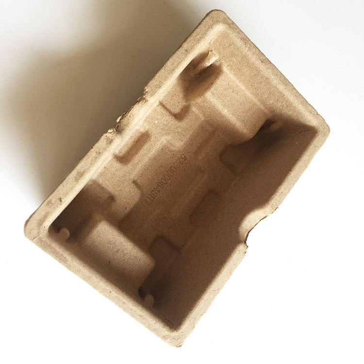 Extensive Use Molded Pulp Tray Packaging Paper Bamboo Wet Press Inner Tray