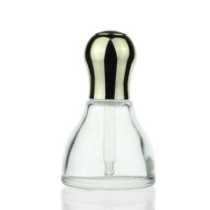 China Cosmetics 45ml Packaging Serum Bottle Luxury Unqiue Oval Shape wholesale