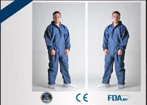 China Breathable Tyvek Disposable Coveralls For Dust / Particle / Virus Prevention wholesale