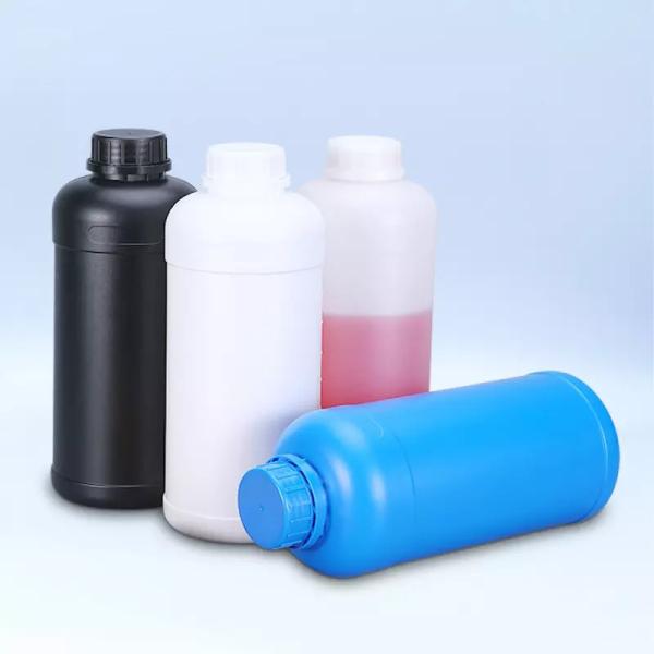 1000ml Pigment Ink HDPE Plastic Container Liquid Packaging Chemical HDPE Plastic