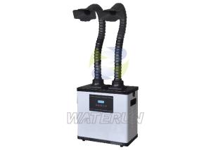 China Long Life Span White Chemical Fume Extractor with Free-standing Ducts / Double Arms wholesale
