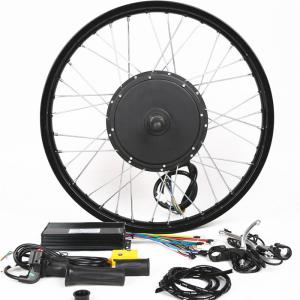 China 1500W 26 Inch Electric Bike Conversion Kit Front Wheel Entry Level Enough Power wholesale