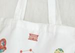 Polyester Canvas Tote Bags Full Colors Logo Design Artistic English Letter One