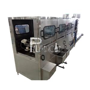 China Double Row Rinsing SUS304 300 BPH Gallon Water Plant wholesale