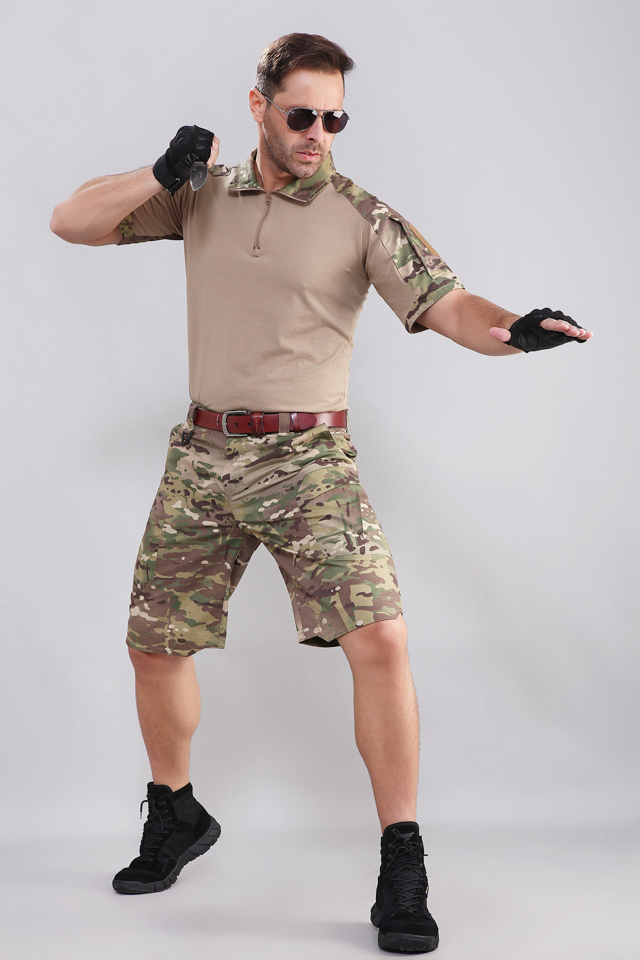 Men's Pave Hawk Defender Camouflage Urban Tactical Shorts Perfect for Outdoor Work