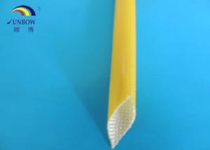 China High Voltage Insulation Protection Polyurethane Fiberglass Sleeving 4kv wholesale