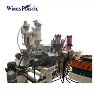 China PVC HDPE PE PP PA Single Double Wall Corrugated Electric Conduit Pipe Extruder wholesale