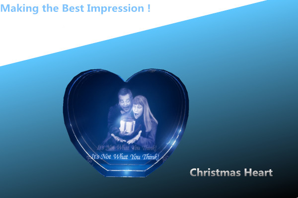 CRYSTAL HEART/3D CRYSTAL HEART/crystal 3d award/3d crystal award/crystal heart