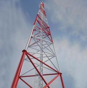 China GB / ANSI / TIA-222-G GSM Telecommunication Steel Tower wholesale