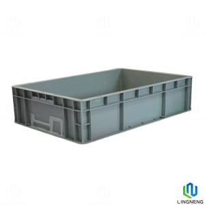 China 600*400*148mm Hard Colorful Stackable Euro Plastic Packaging Boxes For Automotive wholesale