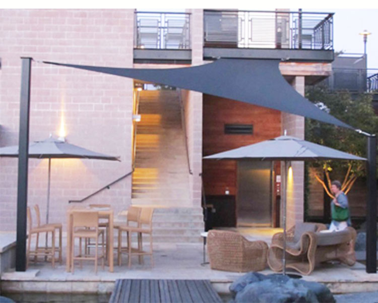 Sun Shade Sail, outdoor sunshade garden sail and fence and yard of shade sail
