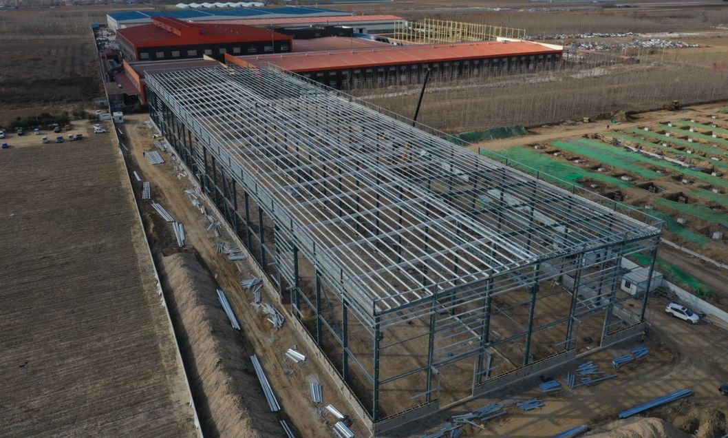 Hot DIP Galvanized Welded Ms Steel Metal Structure Frame