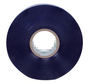 China 50mm Width Blue Stretch Wrap Plastic Film 150mic Thickness OD 240mm wholesale