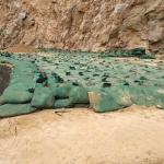 Grass Dam Acupuncture Geotextile Geobag Sandbags Custom