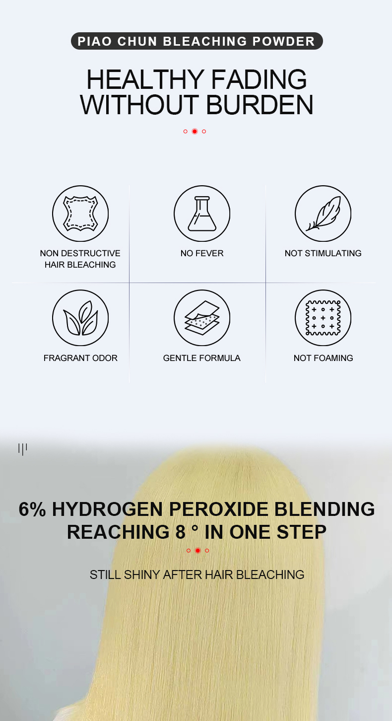 Achieve Deep Bleaching Effect without Damaging Hair Professional Hair Bleaching Powder