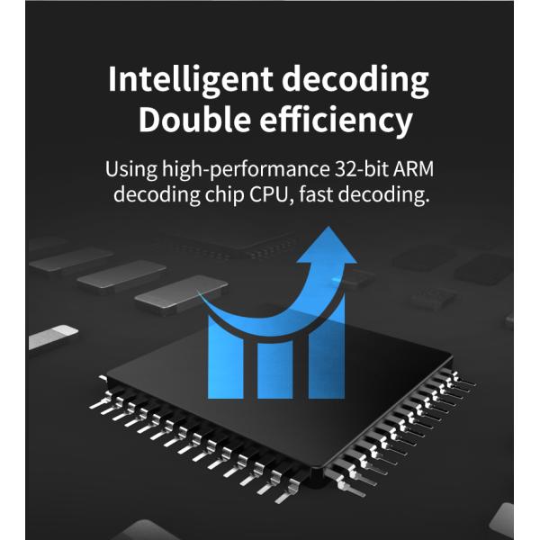 Handheld QR Code Scanner Android Barcode Scanning Gun 1D 2D USB Handheld Barcode Scanner