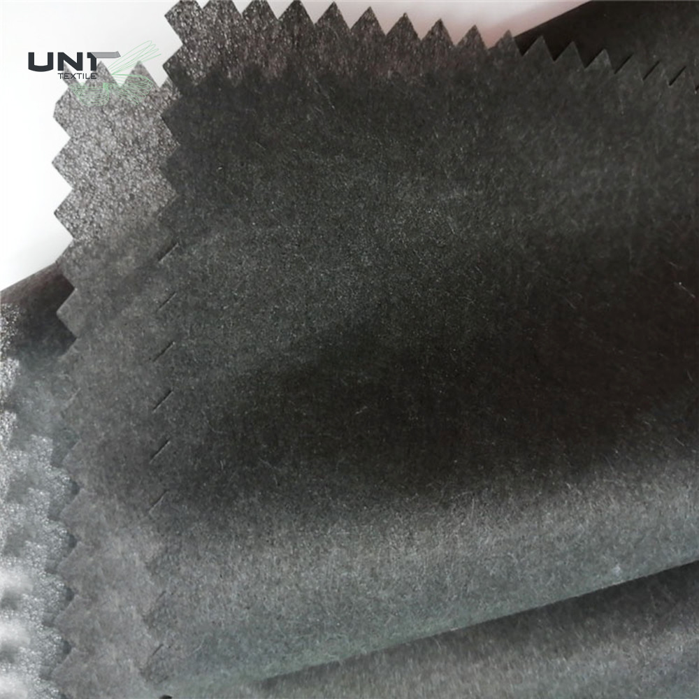 50gsm Embroidery Backing Fabric Non Woven 100% Recycle Cotton Black Color