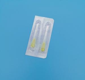 China Yellow Disposable Hypodermic Needles Out Diameter 0.3mm 30G wholesale