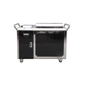 China GREENARK TO29 Stainless Steel Mobile Teppanyaki Grill Table Electromagnetic wholesale