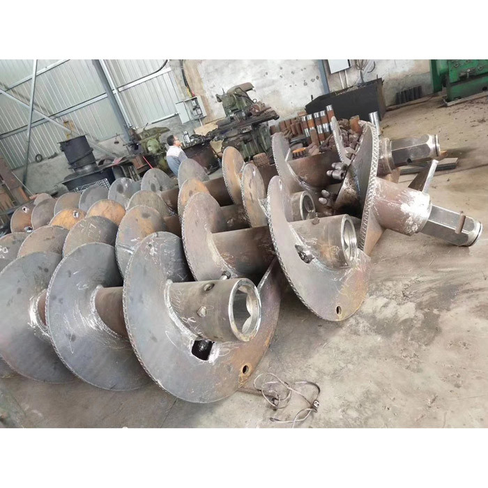 Flat Earth Conical Rock Drilling Auger Bucket Wrapped with aluminum film