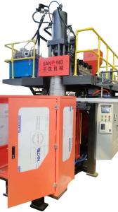 China 25 Liters Bucket Making Machine 240kN Bottle Blowing Equipment 40pcs/Hr on sale