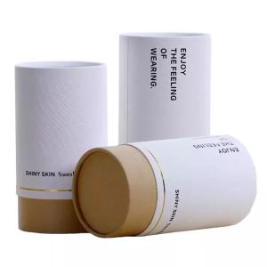 China Custom Eco Friendly Skin Care Paper Tube Packaging Cosmetic Perfume Kraft Paper Tubes wholesale