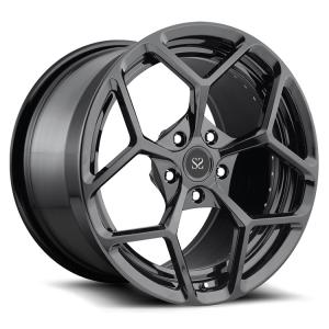 China 17 18 19 20 21 22 Inch Black For Bentley Azure Wheels 2-PC Forged Alloy Custom Rims wholesale