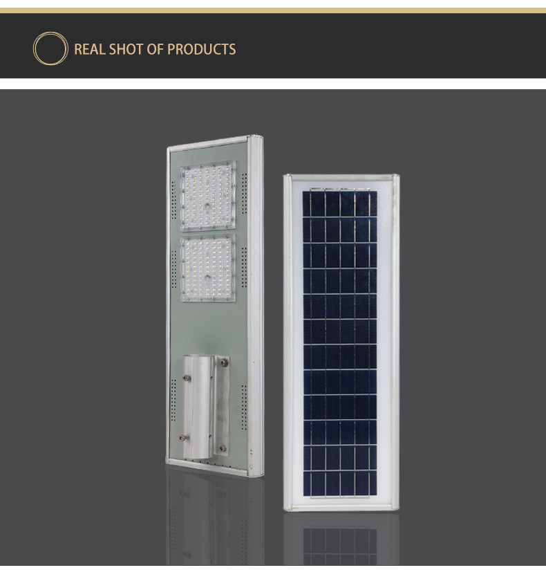 Automatic Integrated LED Solar Street Light 200 Watt 4 Heads 1070x220x50mm