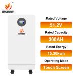 Short Circuit Protection 10.36kwh 51.2v 300ah Lifepo4 Battery for Home Energy