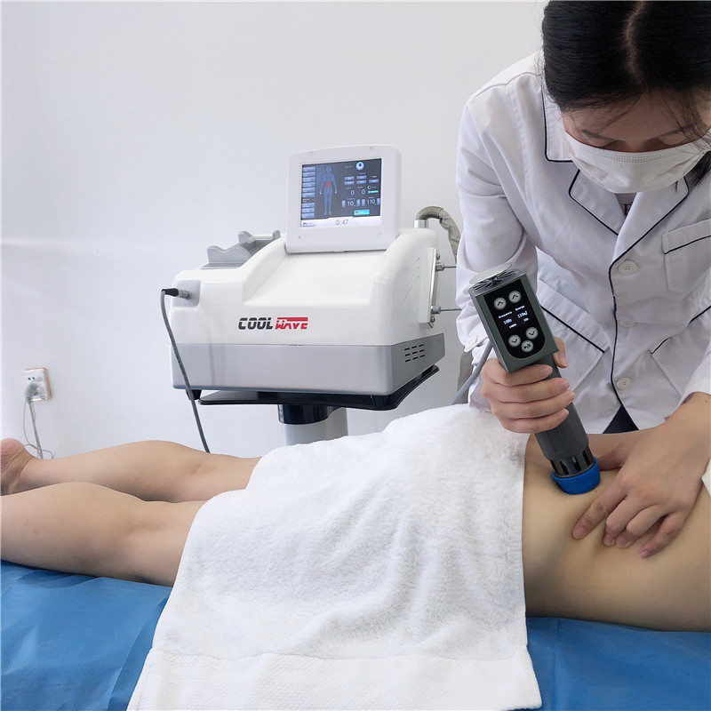 Skin Tightening ESWT Cryolipolysis Fat Freezing Machine With Shock Wave