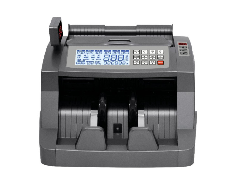 2019 INDONESIA MONEY DETECTOR COUNTER WITH STRONG MG,UV, MG, MT&IR counter detector with add batch automatic function