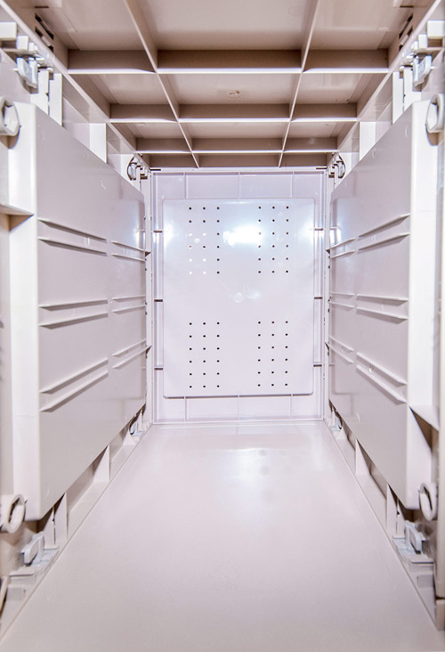 Corrosion Proof ABS Plastic Lockers 5 Tier Clover Keyless Lock For Large Shopping Centers