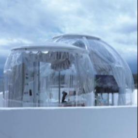 China Tourism PC Bubble Geodesic Dome Tent For Catering Leisure wholesale