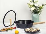 10.25Inch Aluminum Frying Pan Oven Safe With Silicone Handle