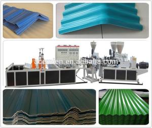 China good qualtiy plastic corrgulated roof tile making machine for sale wholesale