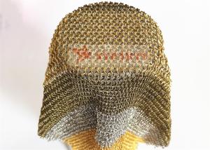 China Chrome Plate Ring Mesh Curtain In Chainmail wholesale