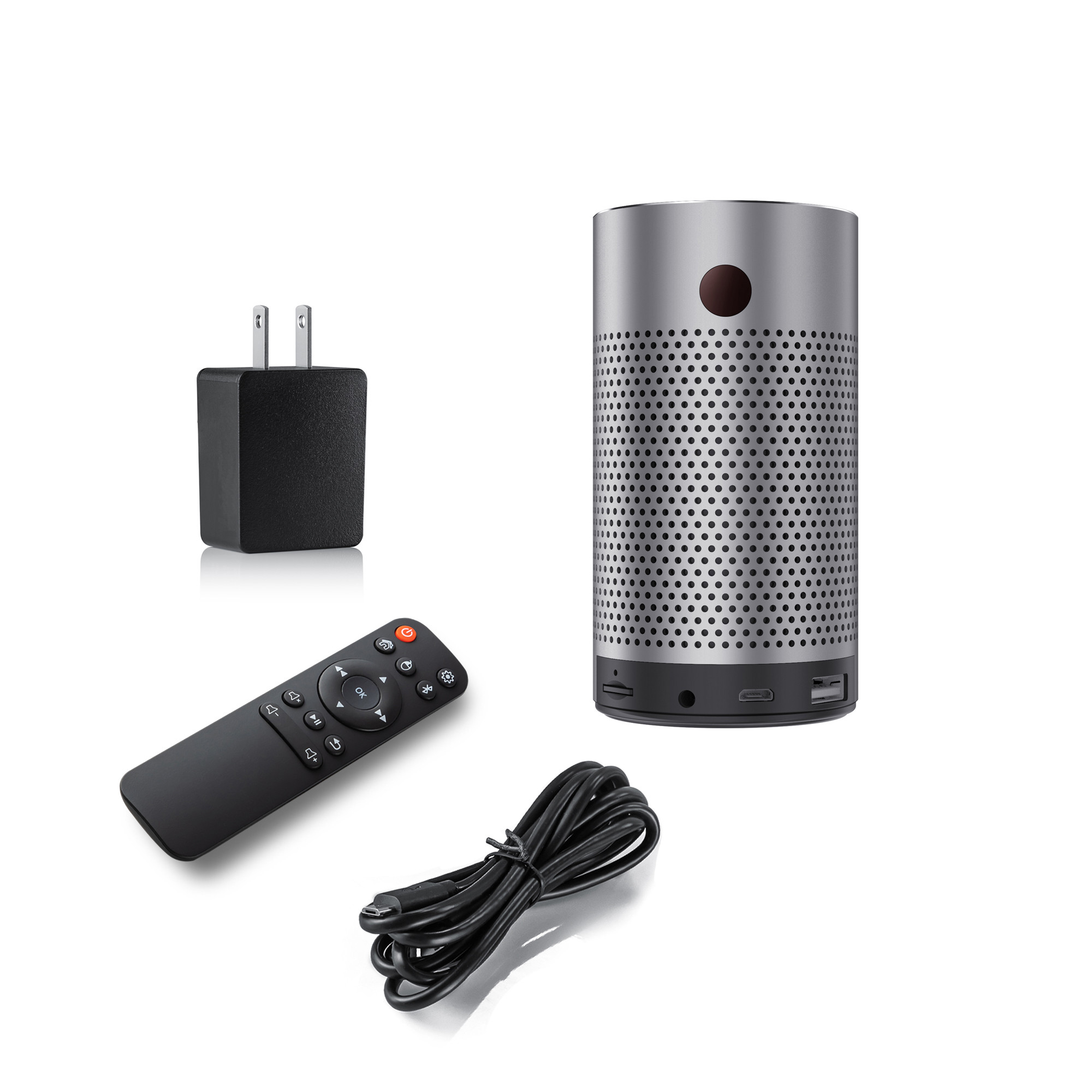 1080p HD WiFi Mini Pico Projector 70 ANSI Lumens Android Dlp Led Projector