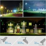 300W IP66 Waterproof Outdoor Floodlight 5000K Daylight White LED Exterior Light