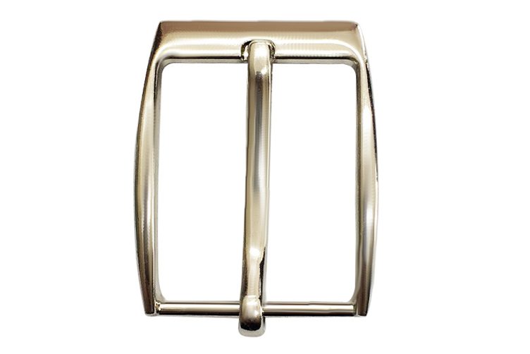 Wenzhou KML Wholesale white drawing wire boutique man metal reversible adjustable pin belt buckle