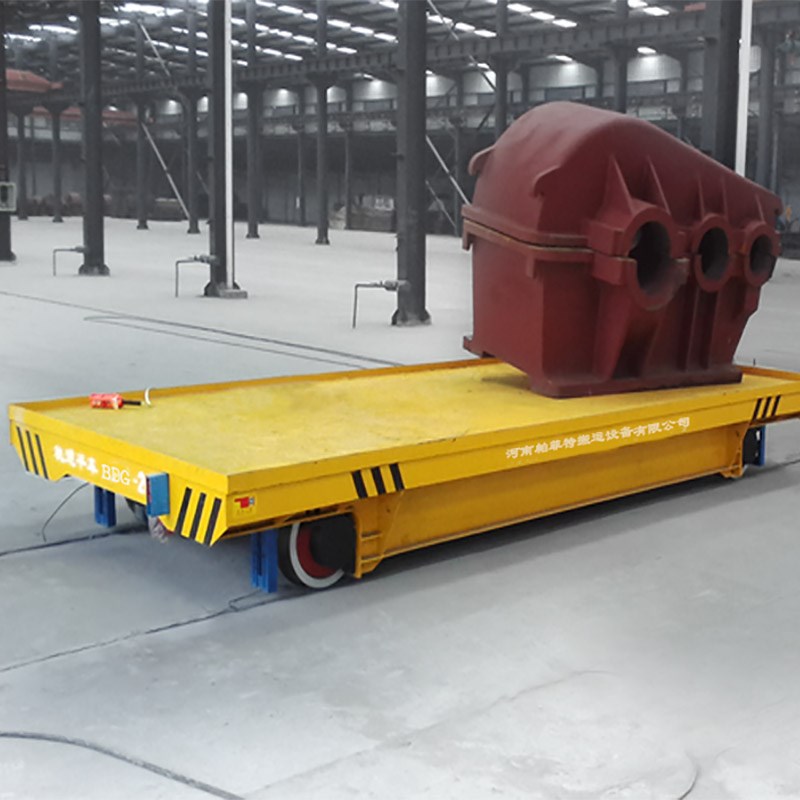 heavy load transfer carts Heavy Duty Plant Trailer rails motorized transfer carts
