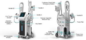 China Weight Loss Double Cryotherapy Fat Freeze Pdt Cryoshape Fat Freezing Machine Nubway wholesale