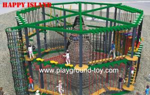 China Eupean Standard Children Adventure Playground Equipment For Indoor Or Outdoor wholesale