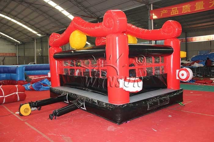 Custom Logo Inflatable Bounce House Karate Center WSC-252 PVC Material