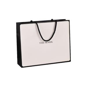 China Reusable Paper Packaging Bags 190gsm Artpaper SBS Paper Material wholesale